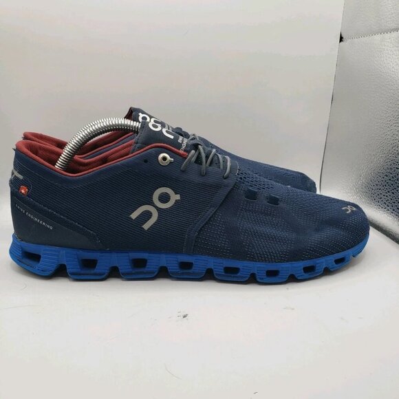 On Running Other - ON CLOUD X 1.0 Cloudtec Midnight Cobalt Men's Size 11 Gray Blue Shoe Sneakers